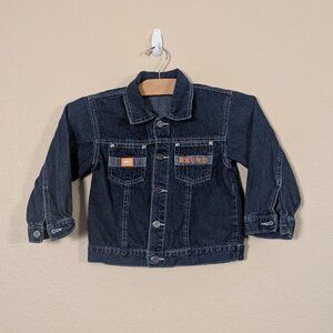 VTG Upcycled Ecko Unltd Yves Saint Laurents Kids Jean Jacket Kids 8 Grunge Farm